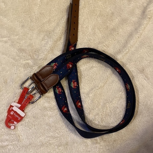 Lot 2 Men’s Christmas ugly sweater belt NWT large - Picture 3 of 10